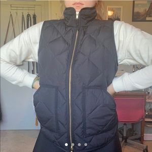 BLACK PUFFER VEST
